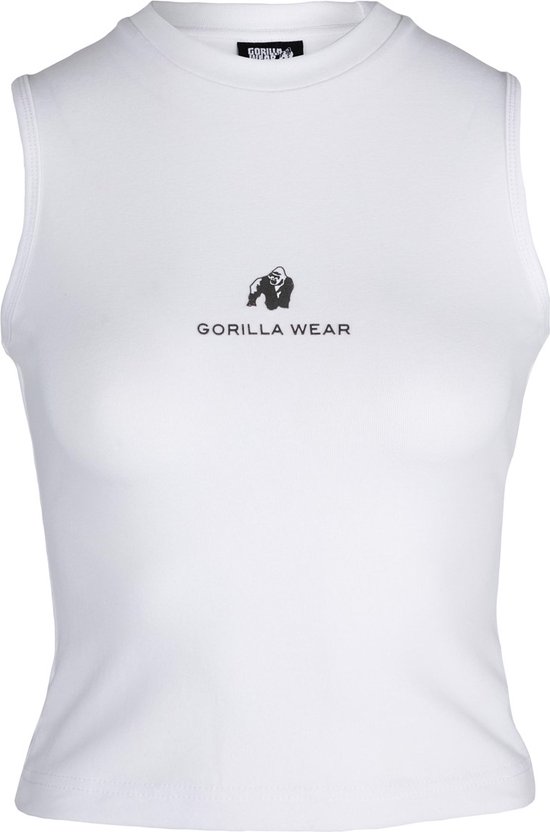 Gorilla Wear - Haut court Livonia - Wit - XS