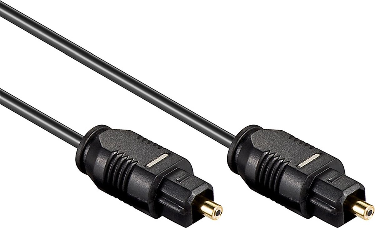 Digitale optische Toslink audio kabel - 2,2mm / zwart - 0,50 meter