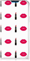 Beschermhoes iPhone 14 Pro Max Telefoonhoesje Lipstick Kiss