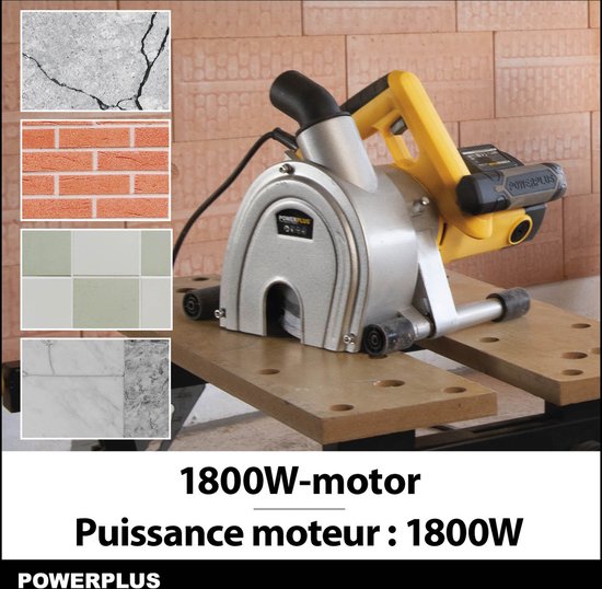 Powerplus POWX0650 Coupe-mur - 1800 W