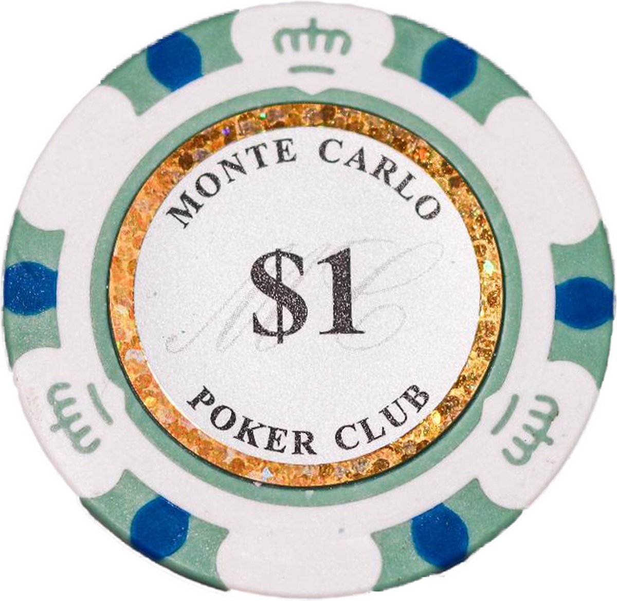 Jetons de Poker Poker Ensemble de poker Jeton de Poker de valeur 1 Jeton de...