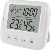 Luchtvochtigheidsmeter - Temperatuurmeter - Inclusief houder - Inclusief Batterij - Digitale Hygrometer