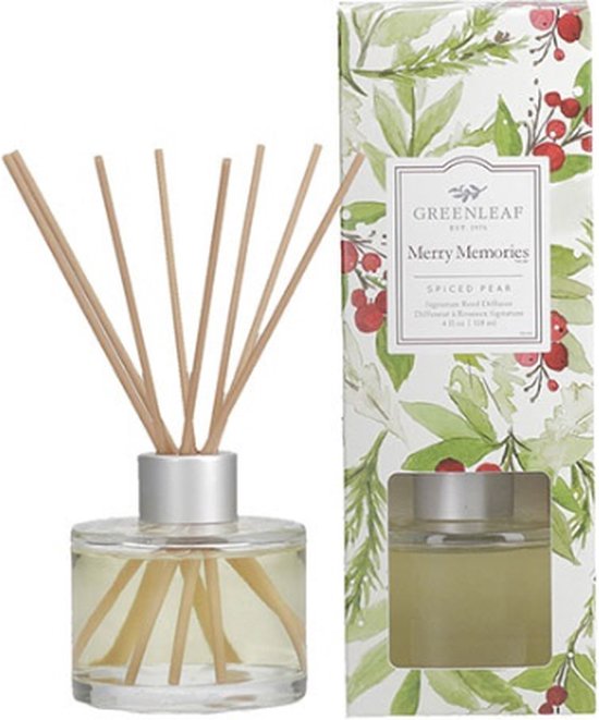Greenleaf Geurstokjes / Reed Diffuser Merry Memories bol