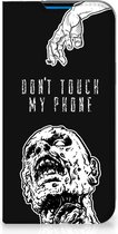 Telefoonhoesje met Quotes Geschikt voor iPhone 14 Pro Max Bookcase Cover Zombie