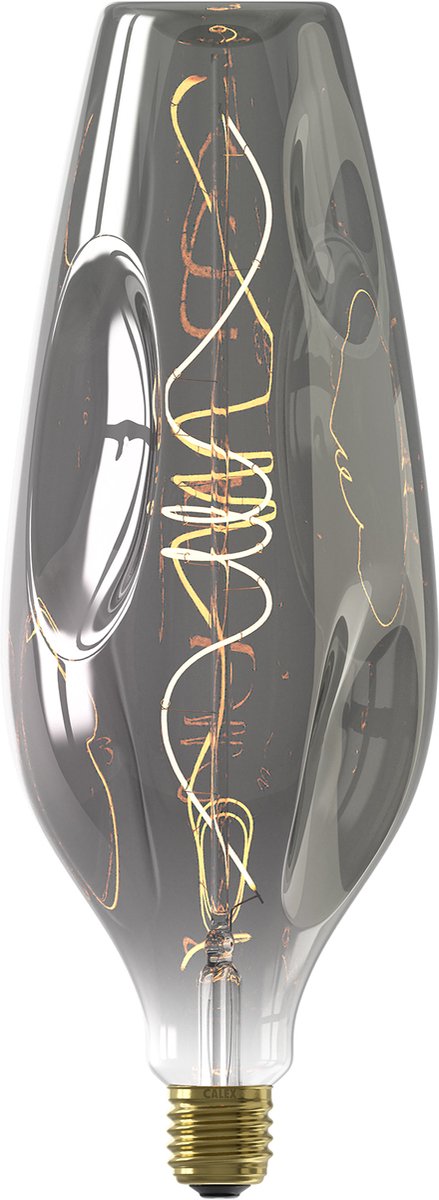 Calex Barcelona XXL Titanium - E27 LED Lamp - Filament Lichtbron Dimbaar - 4W - Warm Wit Licht
