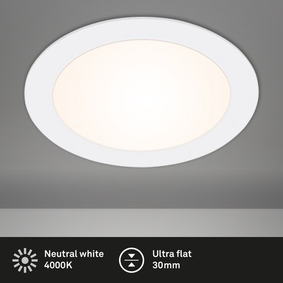 RVS LED inbouwspot Klemko warmwit 1W866085 kopen