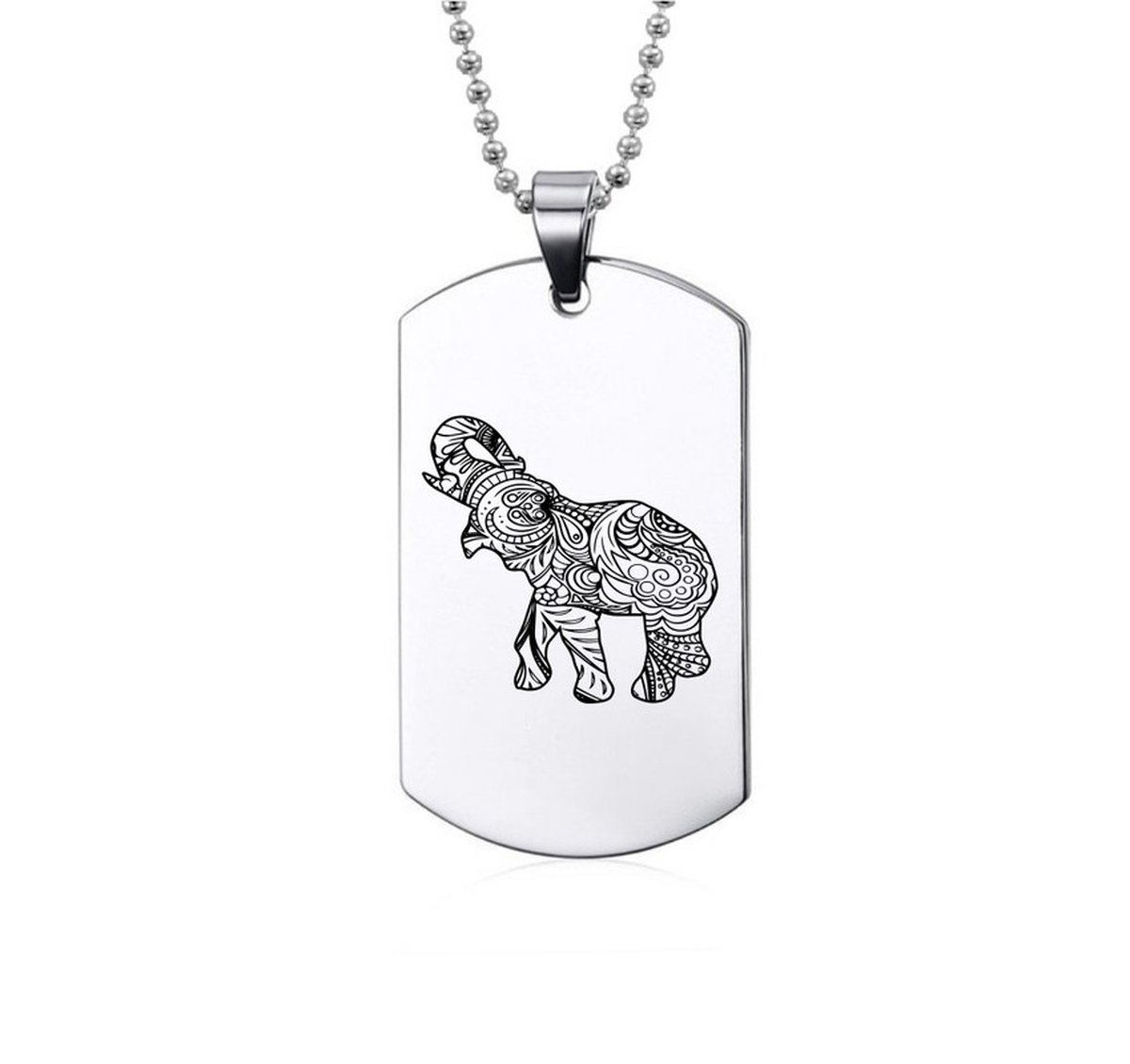 Ketting RVS - Olifant