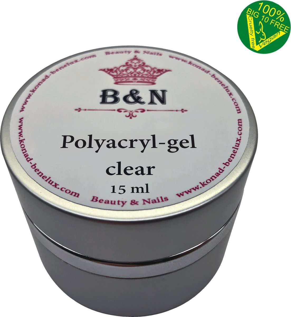 Polyacryl clear - 15 ml | B&N - VEGAN - polygel