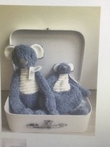 Geboortegeschenk / geboorte cadeau / babyborrel /Koffertje met knuffel en knuffeldoek koala