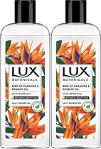 Lux Botanicals Bird of Paradise & Rosehip Oil Douchegel Voordeelbundel - 2 x 250 ml