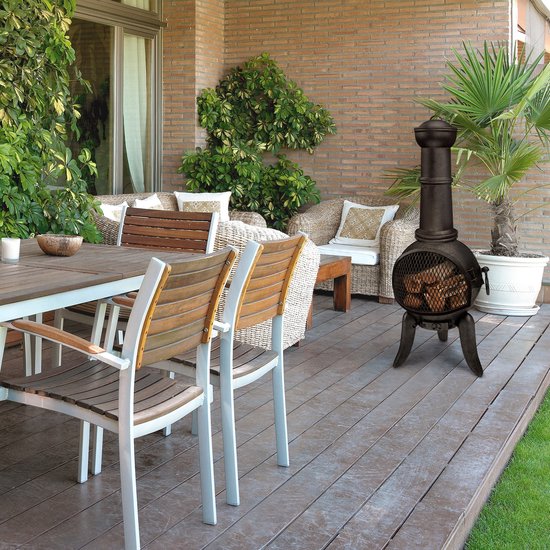 Tuinhaard gietijzer 90cm zware kwaliteit