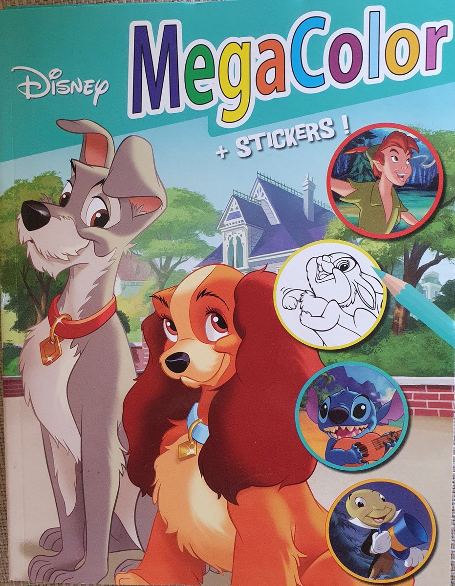 Disney Kleurboek Megacolor 210 X 297 Mm 128 Kleurplaten