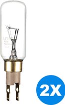WPRO Lamp koelkast 40W T25 Tclick - koelkastlampje - lampje koelkast universeel lamp - 2 stuks