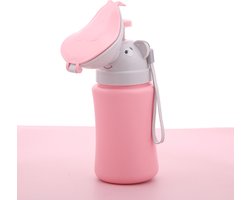 Without Lemon - Meisjes Draagbare Nood Toilet - Draagbare Plas Fles - Toilet in de Auto - Camping - Autovakantie - Meeneem Toilet - Olifant Roze