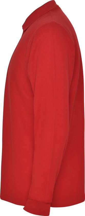 Polo Rouge Solide Manches Longues Marque Carpe Roly Taille XXL