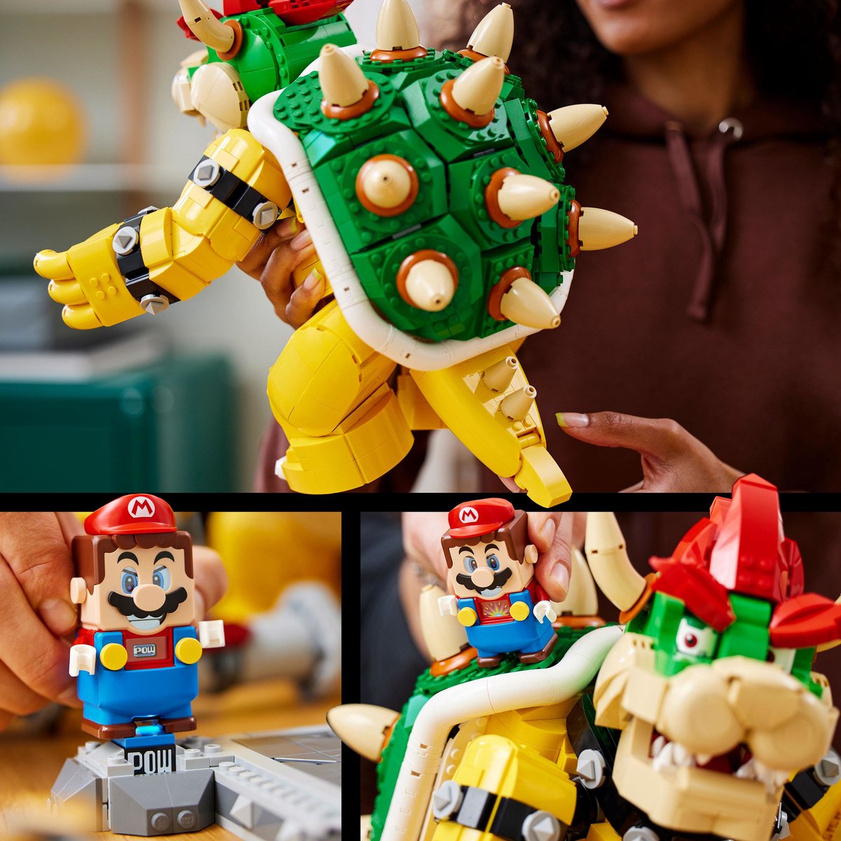 LEGO Super Mario De machtige Bowser, Bouwbaar 3D Model, Verzamelitem & Cadeau Idee - 71411 — afbeelding 19