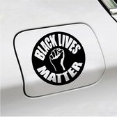 Bumpersticker - Black Lives Matter - 15 X 15 - Zwart