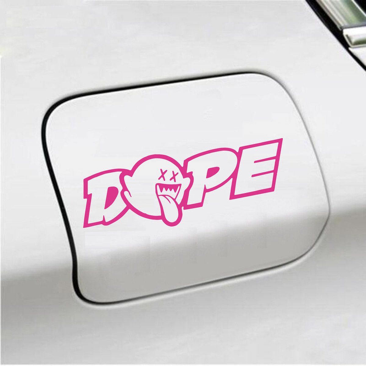 Bumpersticker - Dope - 7 X 20 - Roze