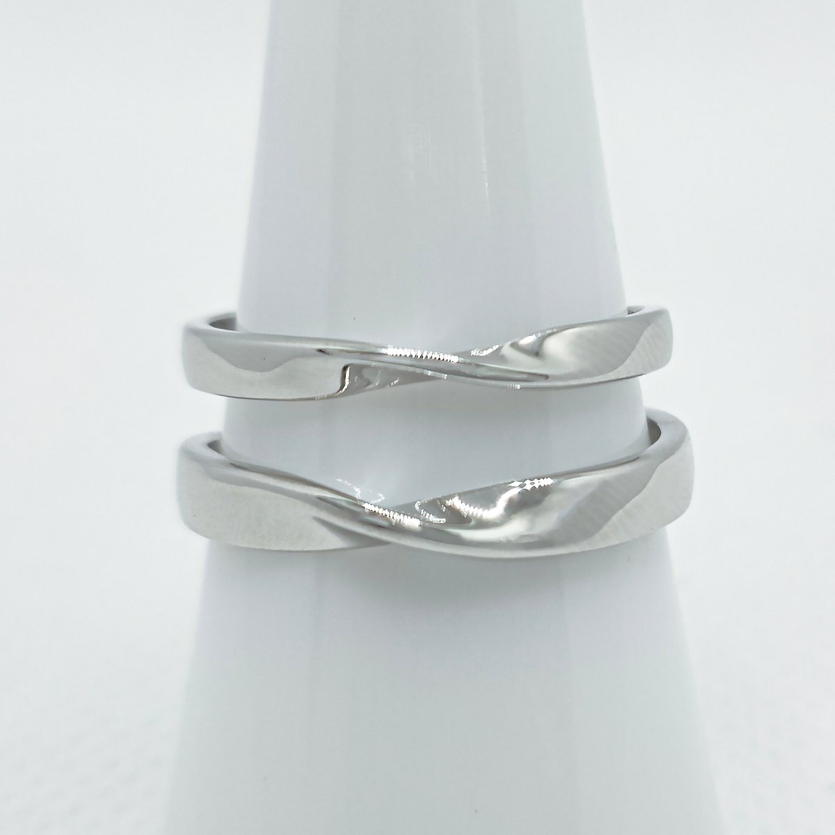 CouplesPicks gedraaide wave ring set | belofte ring | 925 zilver ...