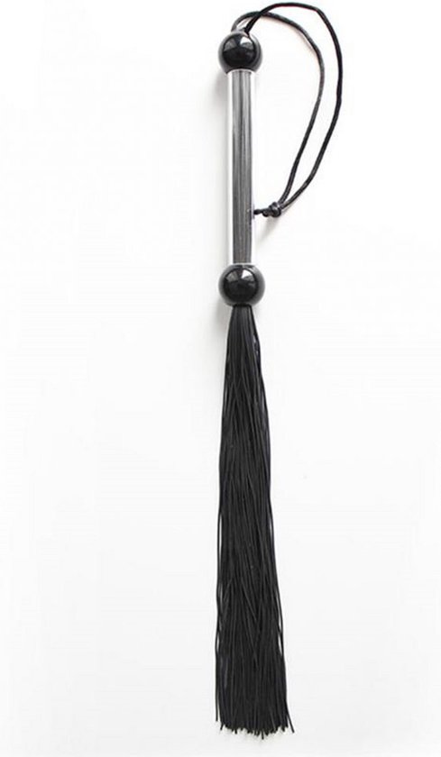 Foto: Smart moves siliconen flogger 37 cm zwart