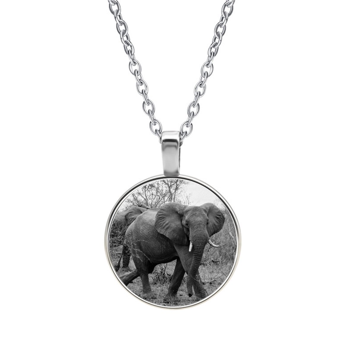Ketting Glas - Olifant