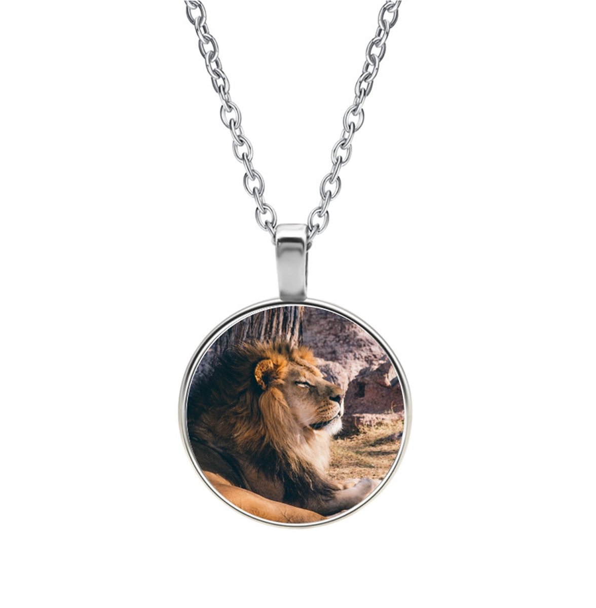 Ketting Glas - Leeuw