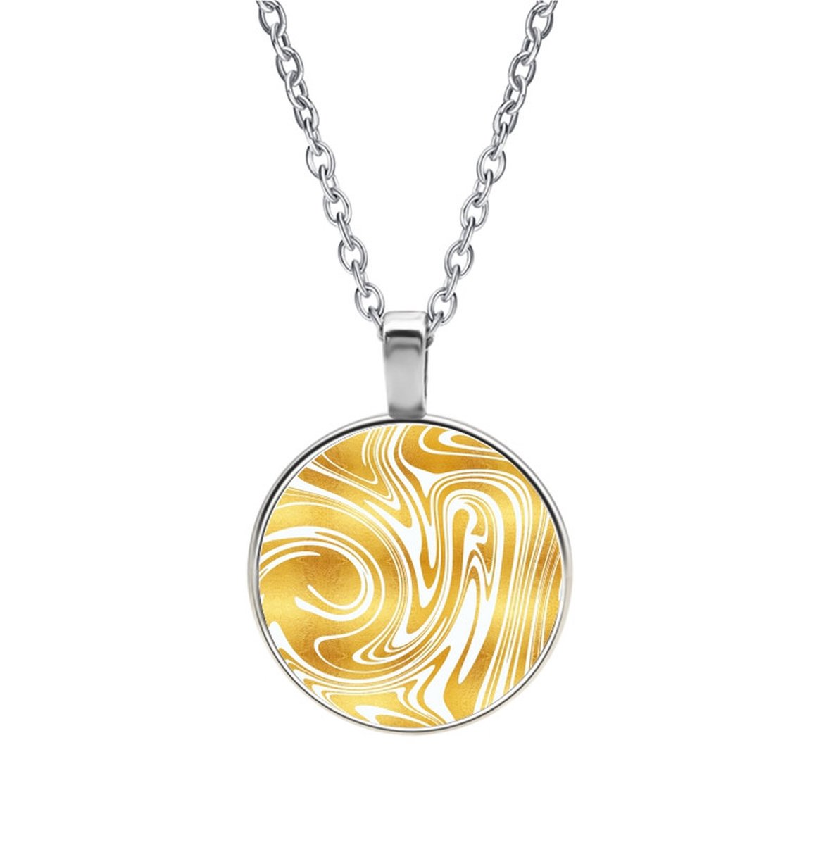 Ketting Glas - Marmer