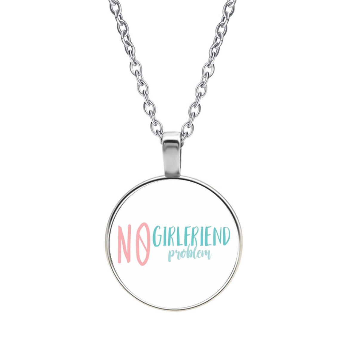 Ketting Glas - No Girlfriend No Problem