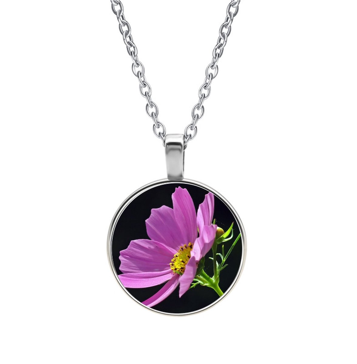 Ketting Glas - Bloem