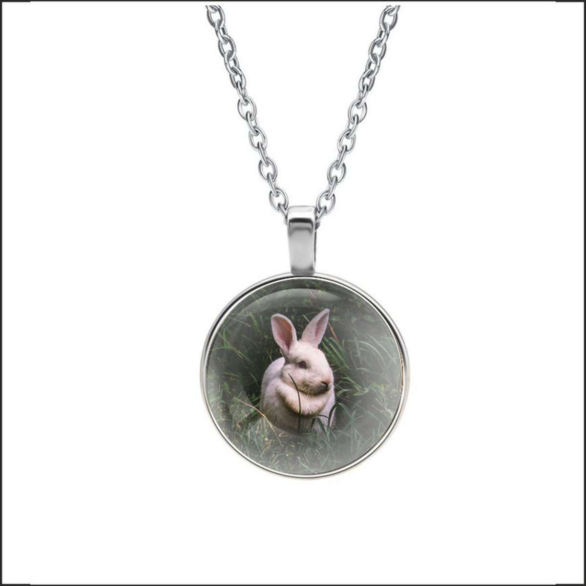 Ketting Glas - Konijn