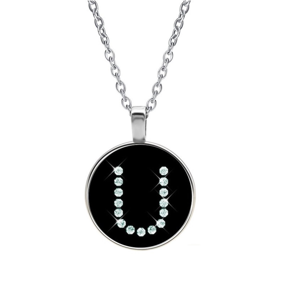 Ketting Glas - Diamant U
