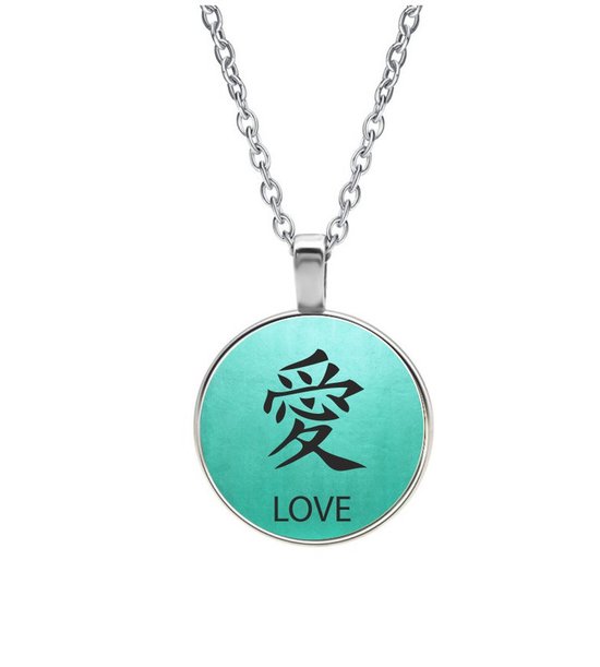 Collier Verre - Amour