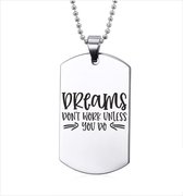 Collier en acier inoxydable - Dreams