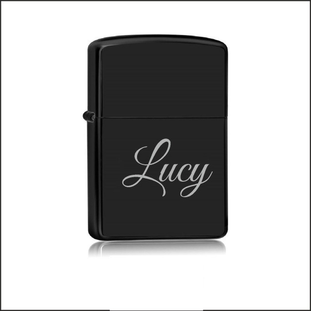 Aansteker Zwart Met Naam - Lucy