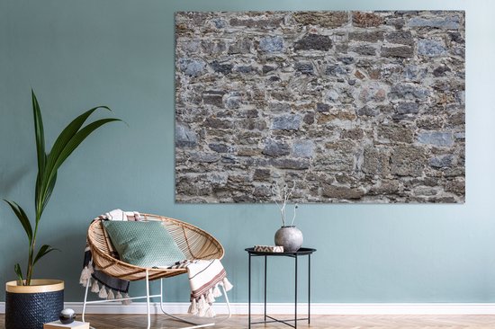 Tableau sur toile Galets - Vintage - Mur - 150x100 cm - Décoration murale