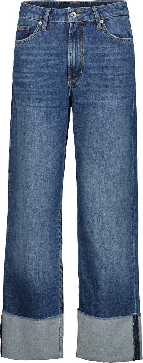 Yezz PY20020 Dames Wide Fit Jeans Blauw - Maat 27