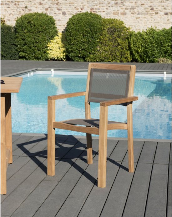 Möbilia Opvouwbare teak tuinstoel set van 2 | Moebi_11020003