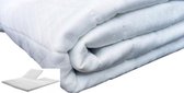 ( LET OP HOES / TIJK ) - topper-topdekmatras-Hoes-Tijk-Met Rits - Comfort - Anti Allergie - 160x200 - Dikte 6 t/m 8 cm ( LET OP HOES - TIJK - SPLITS )