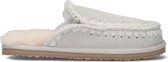 Mou Slipper Full Eskimo Stitch Pantoffels - Sloffen - Dames - Zilver - Maat 40