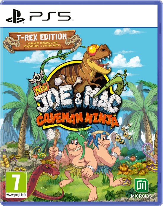 New Joe & Mac: Caveman Ninja: T-Rex Edition – PS5
