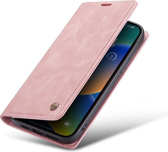 Apple iPhone 14 Plus Casemania Case Pastel Lilac - Wallet Book Case