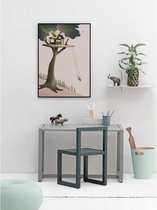 poster Tree House met zwarte lijst