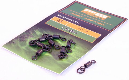 PB Products Ring Swivel - Maat 8 - 8st - Zwart van PB Products — afbeelding 3