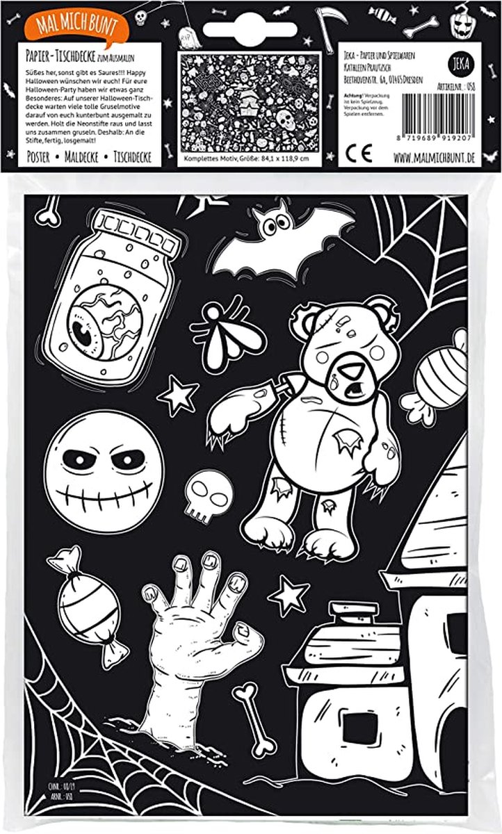 Nappe à colorier Coloriage XL Coloriage de groupe XXL Coloriage