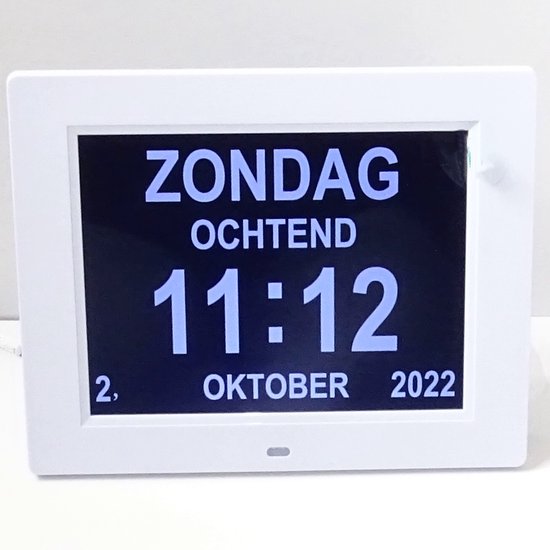 Digitale Dementie Klok Met Foto En Video Functie Een Analoge Medicijnwekker Kalenderklok Met Dag Datum En Tijd Alzheimer