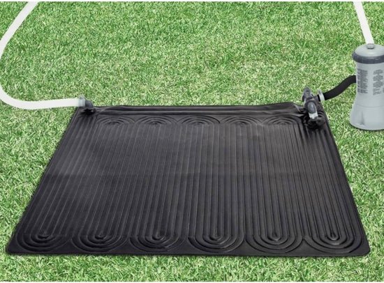 Intex Verwarmingsmat op zonne-energie 1,2X1,2m PVc zwart 28685
