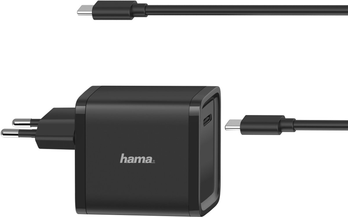 Hama Universele USB-C-notebook-netadapter, Power Delivery (PD), 5-20V/45W