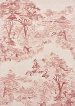 Vloerkleed Landscape Toile Light Pink 162602 - maat 140 x 200 cm