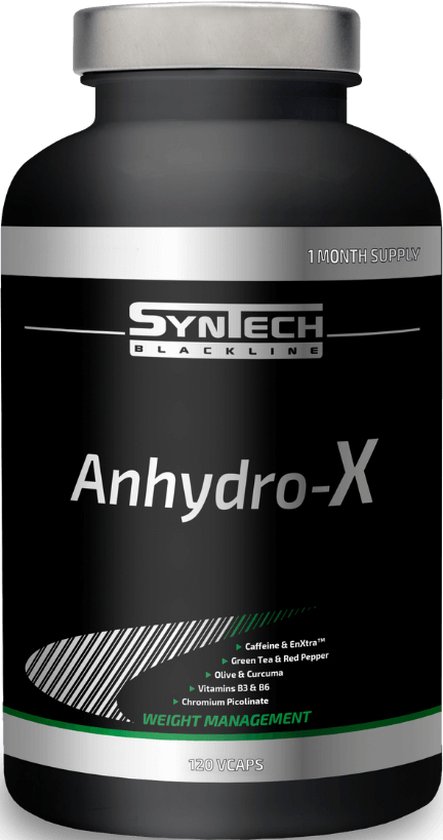 Anhydro-X fatburner - vetverbrander - Afslanken - 120 capsule - SynTech Nutrition