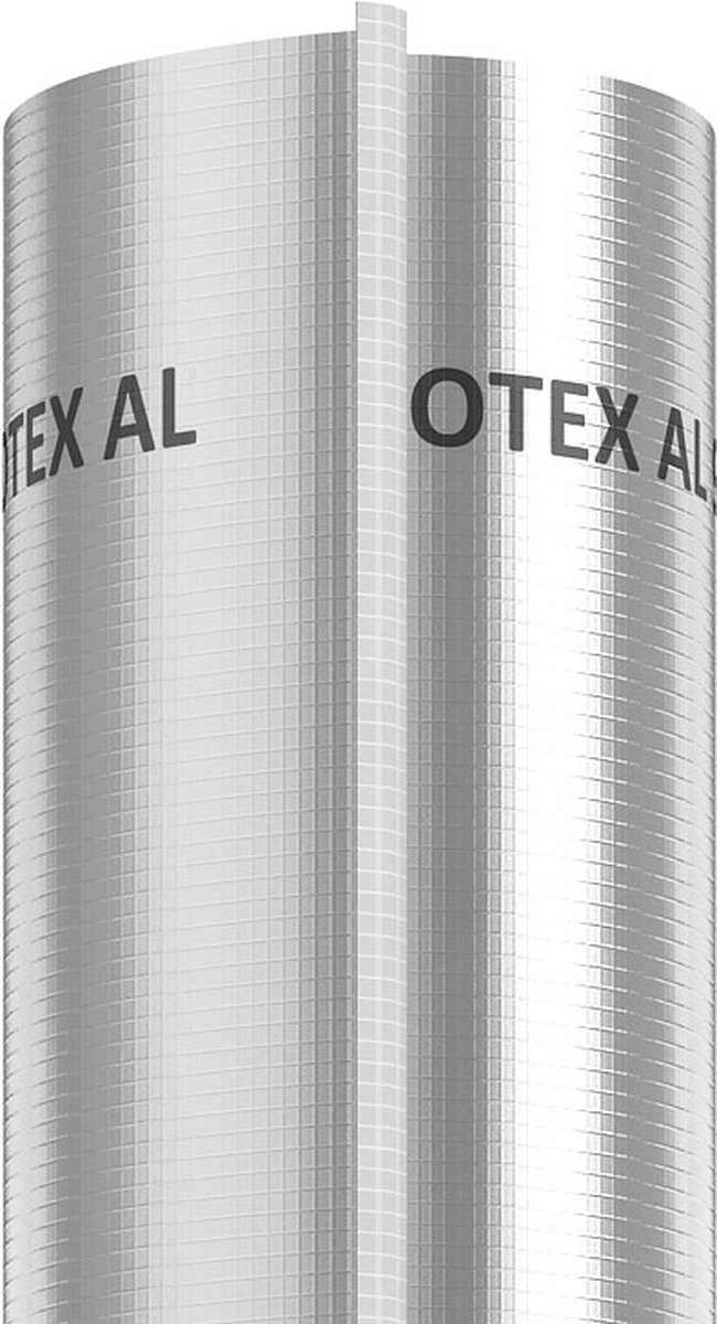 Strotex AL90 versterkte aluminium membraanfolie - isolatiefolie - isoleren zolder - dakisolatie 90gr 75m2